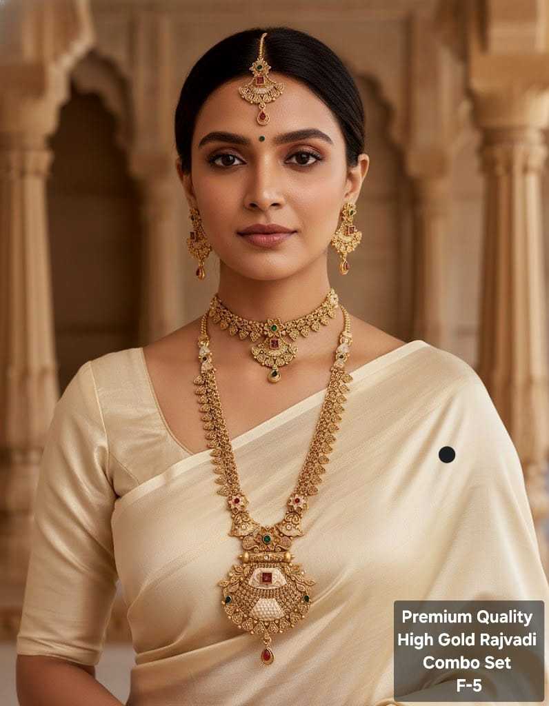 Rajvadi Bridal Combo with Choker & Haram