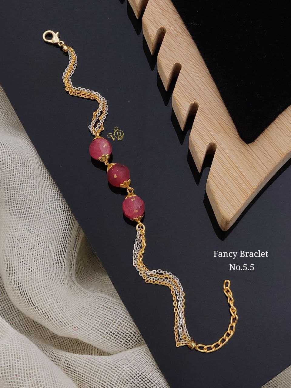 Rose Pink Natural Stone Bracelet