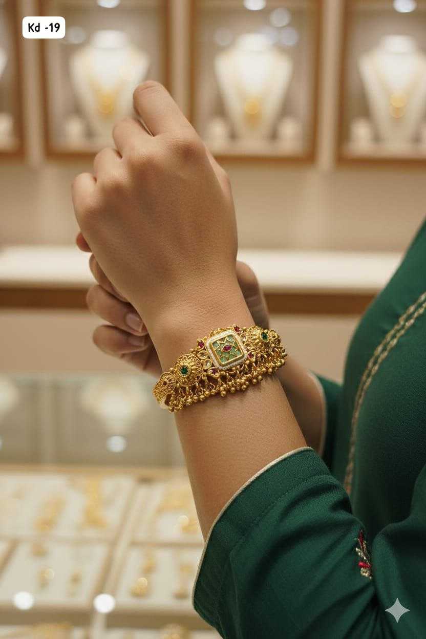 Royal Antique Kada Statement Cuff