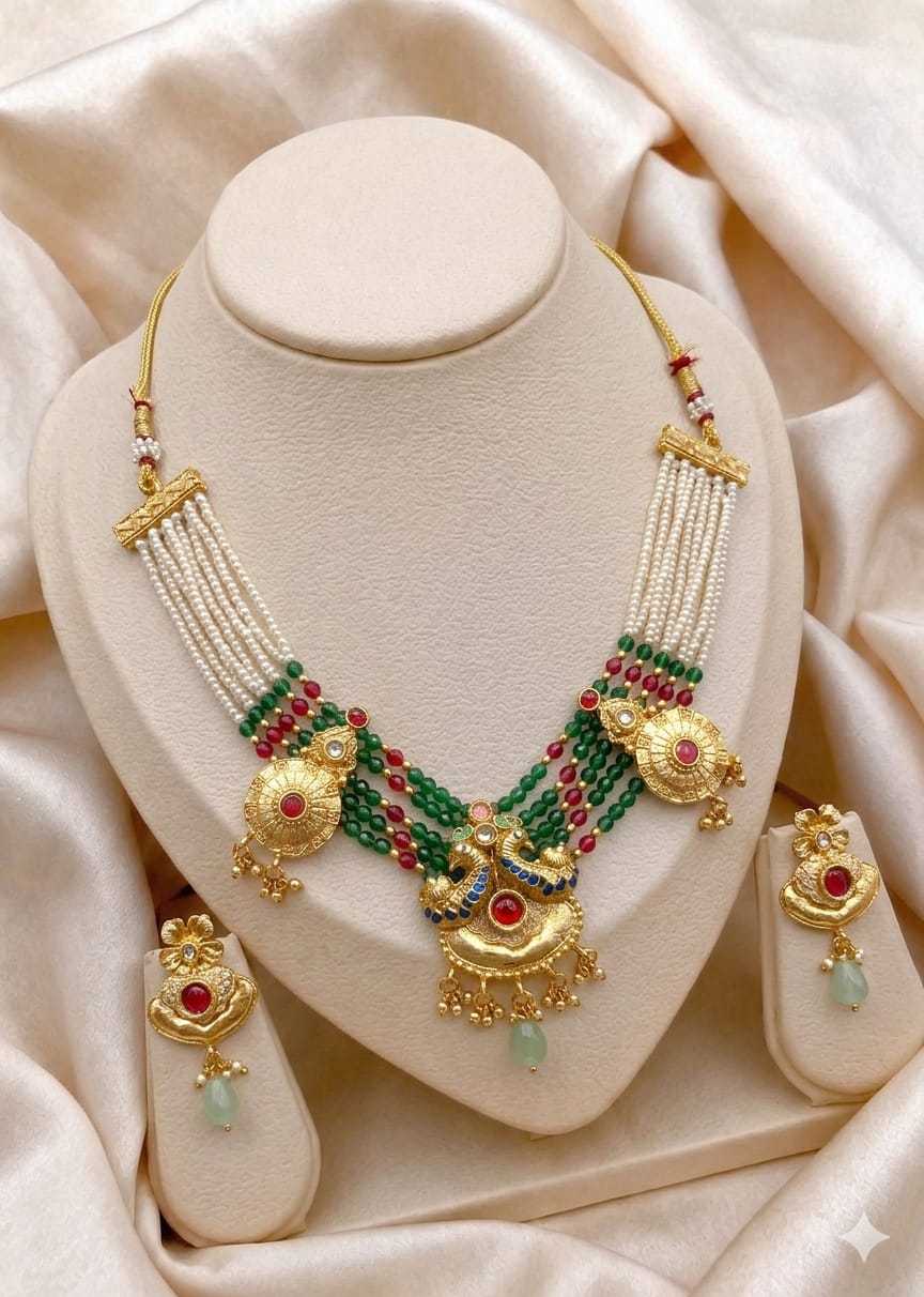 Royal Antique Panchlada Five Strand Set