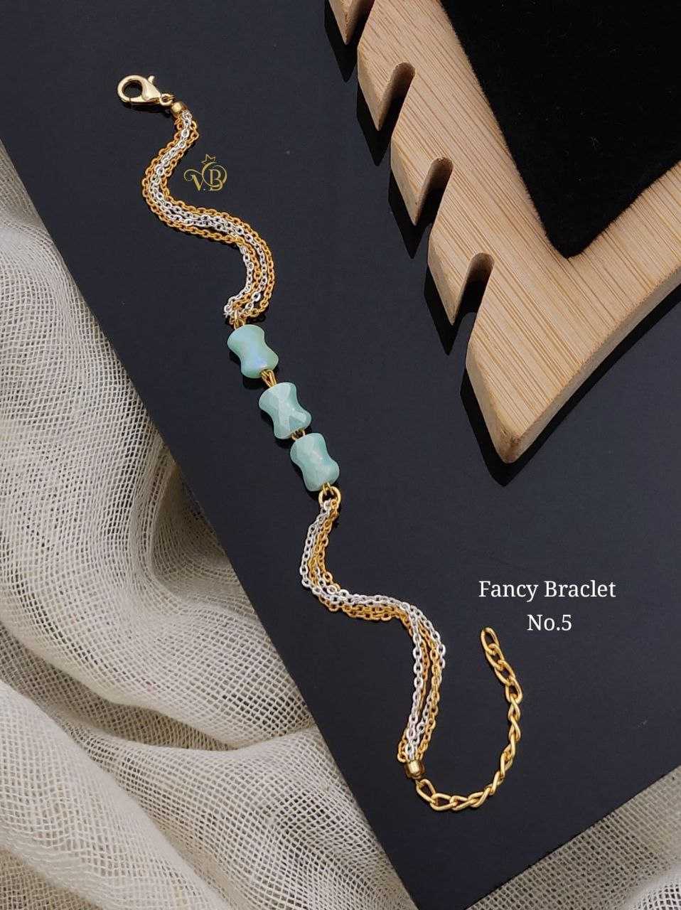 Sculpted Hourglass Bead Bracelet