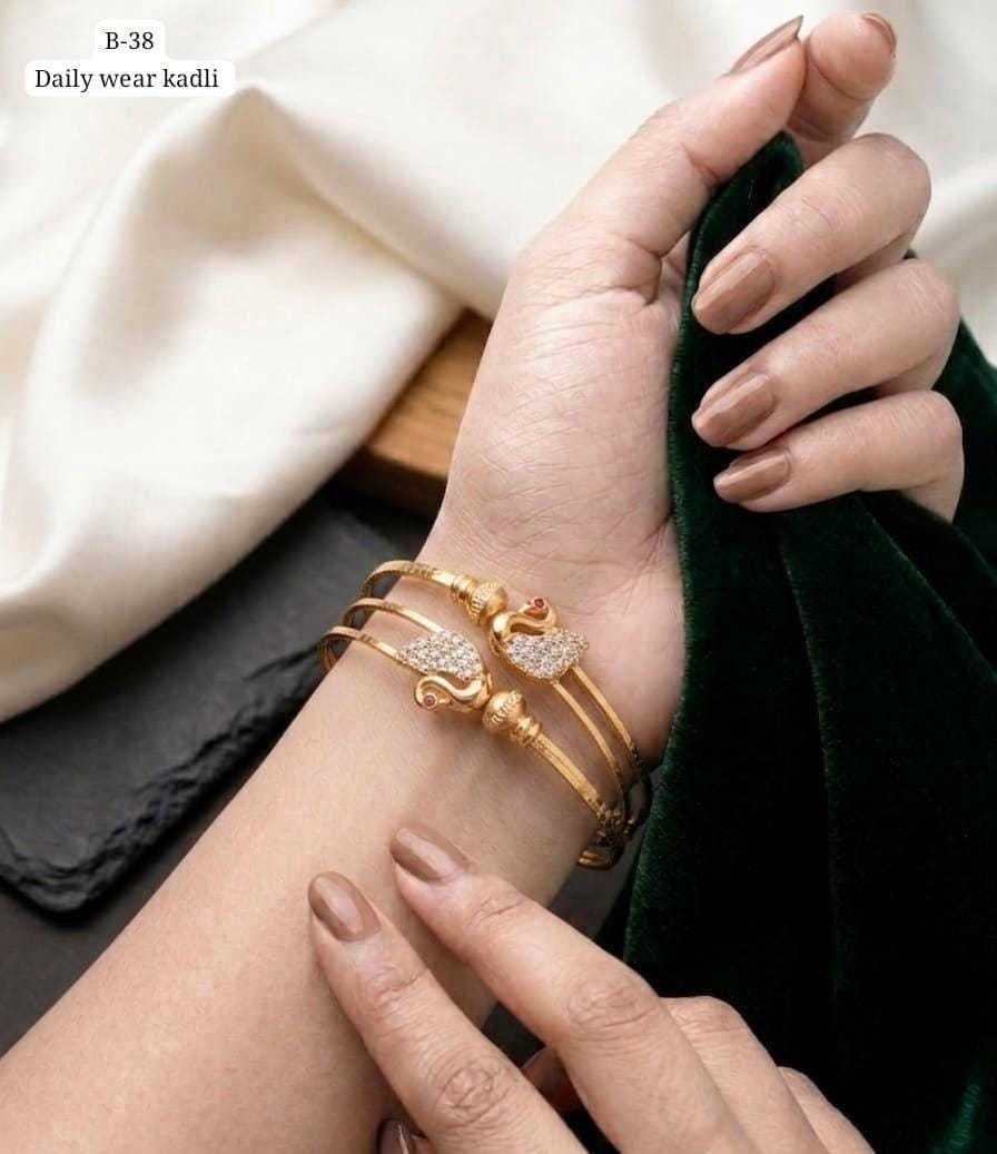 Swan Motif Bangles with Pave Stonework