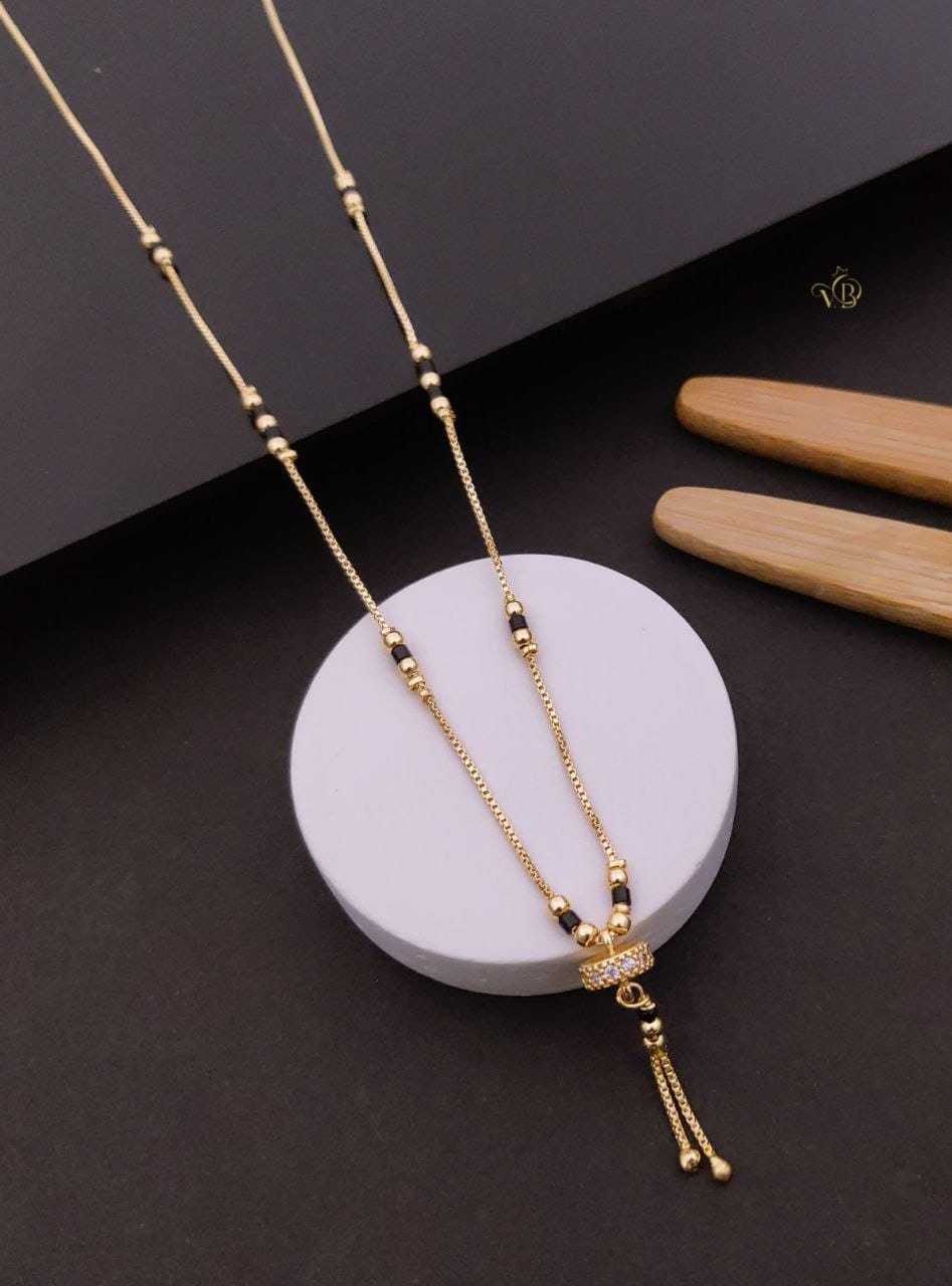 Wheel Pendant Mangalsutra on Box Chain